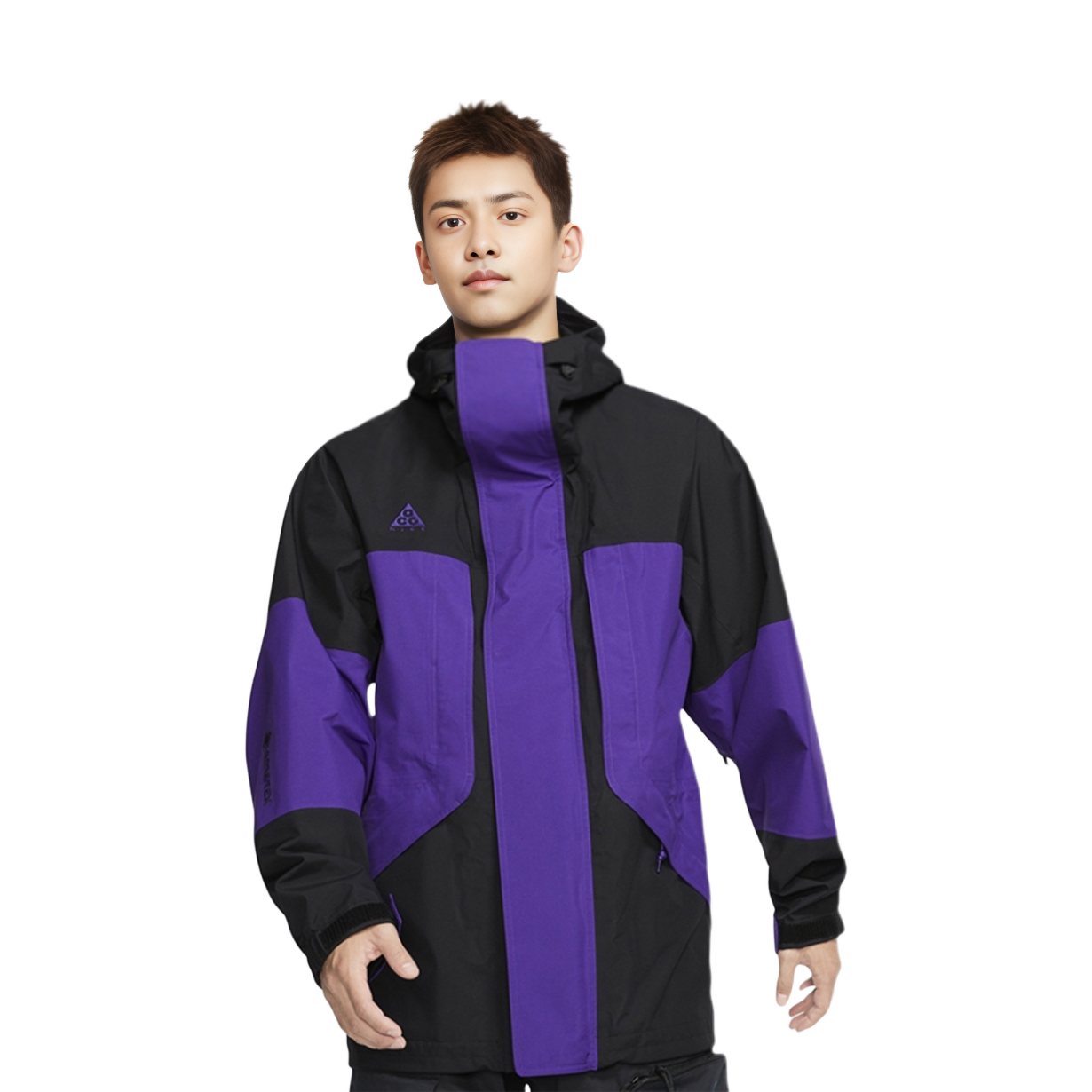 Nike ACG GTX Hooded Jacket Black Purple Asian Edition CD7649-010 圖 4