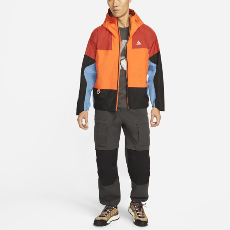 Shop Nike ACG GORE-TEX STORM-FIT ADV Logo Hooded Jacket Men’s - Orange DB3560-817