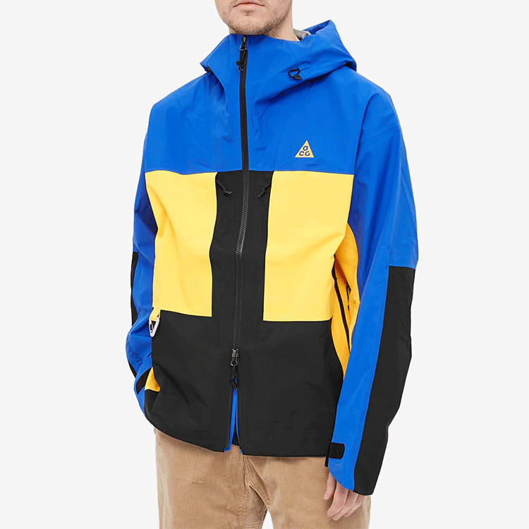 Shop Nike ACG Gore-Tex Windproof Hooded Jacket Blue Casual Sportswear CV0634-405