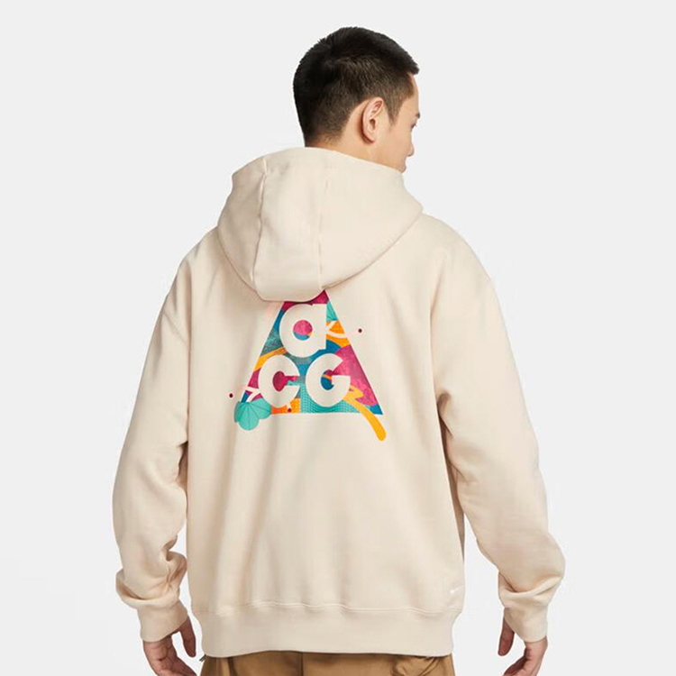 Nike ACG Graphic Loose Fit Hoodie Sand Dune White FD6548-126 圖 5