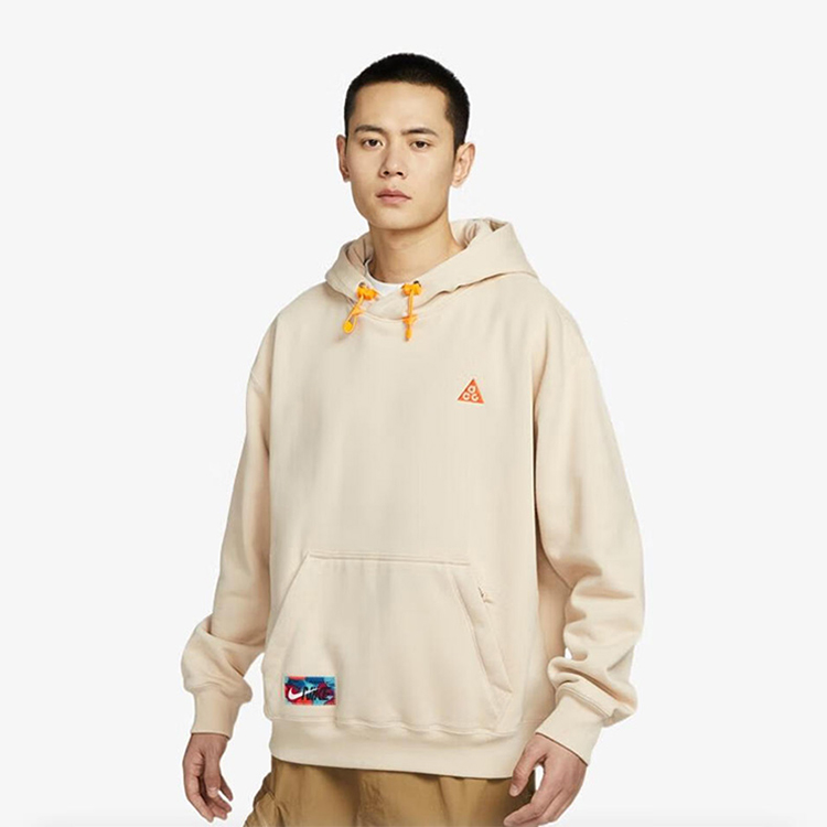 Nike ACG Graphic Loose Fit Hoodie Sand Dune White FD6548-126 圖 6