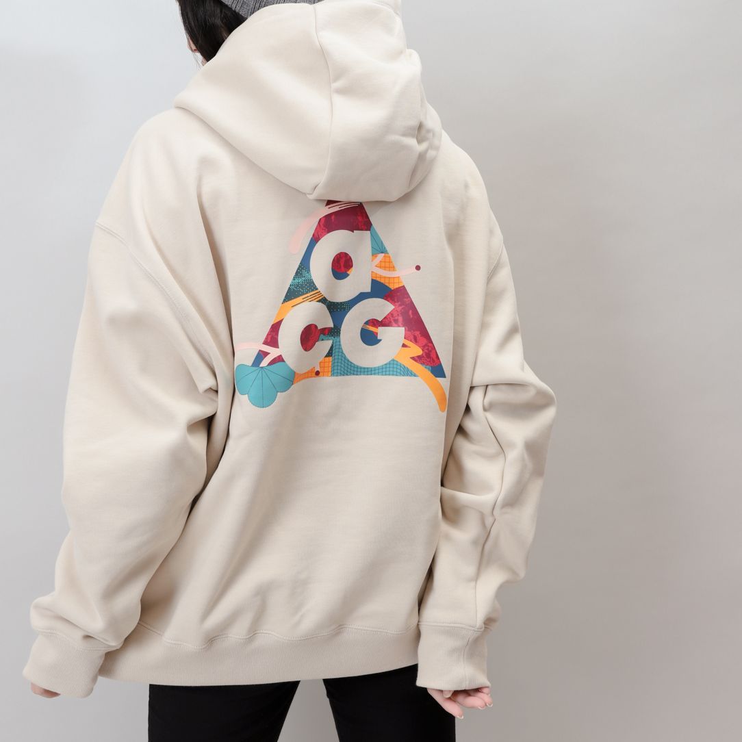 Nike ACG Graphic Loose Fit Hoodie Sand Dune White FD6548-126 圖 7