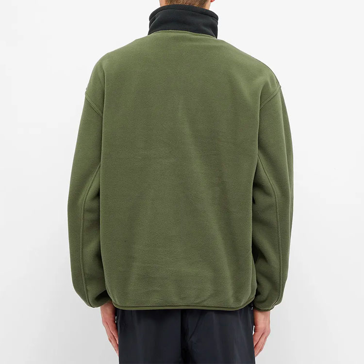 Shop 나이키 ACG 하프집 플리스 풀오버 재킷 아미 그린 CK6839-325