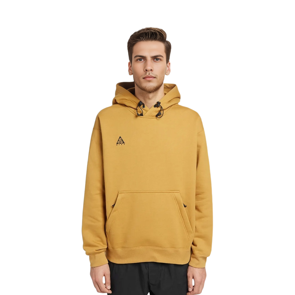 Nike ACG Hoody Fleece Pullover Sweatshirt Wheat Yellow Casual Wear BQ3453-790 圖 3