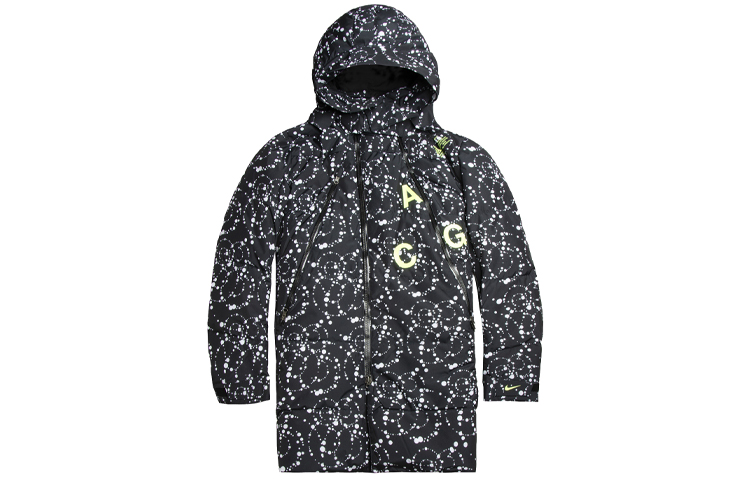 Nike ACG LAB Black Down-fill Hooded Jacket AQ3517-010