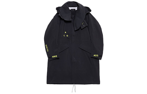 Order Nike ACG Lab Gore-Tex Jaket Bertudung Hitam Edisi Musim Bunga AQ3516-010