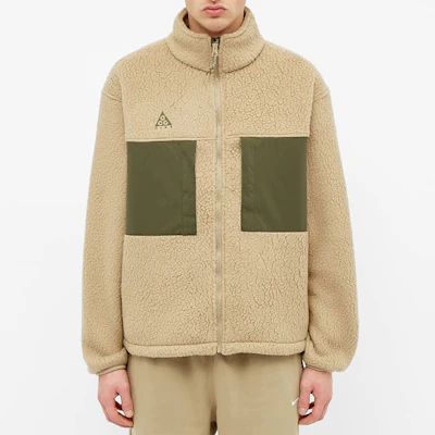 나이키 ACG 로고 플리스 재킷 컬러블록 포켓 - 카키 CT2949-247 Shop 나이키 ACG 로고 플리스 재킷 컬러블록 포켓 - 카키 CT2949-247