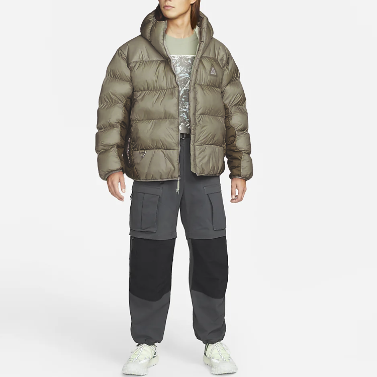 Nike ACG Logo Print Puffer Jacket Winter Unisex Light Army Green. DH3071-320 圖 6