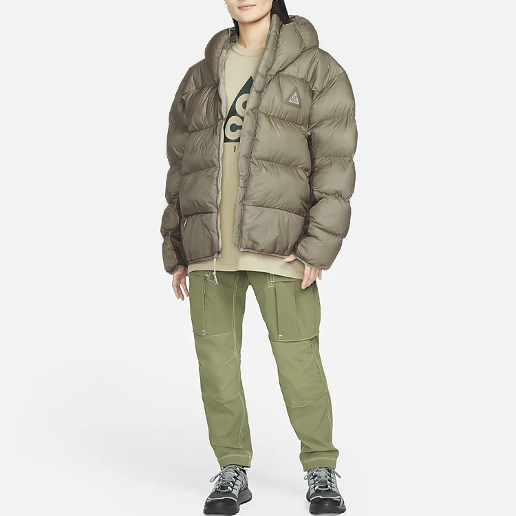Nike ACG Logo Print Puffer Jacket Winter Unisex Light Army Green. DH3071-320 圖 7