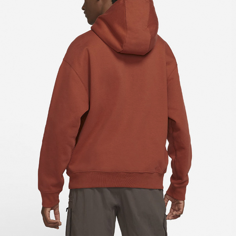 Nike ACG Logo Solid Color Loose Fit Hoodie Red Brown CW4490-670 圖 6