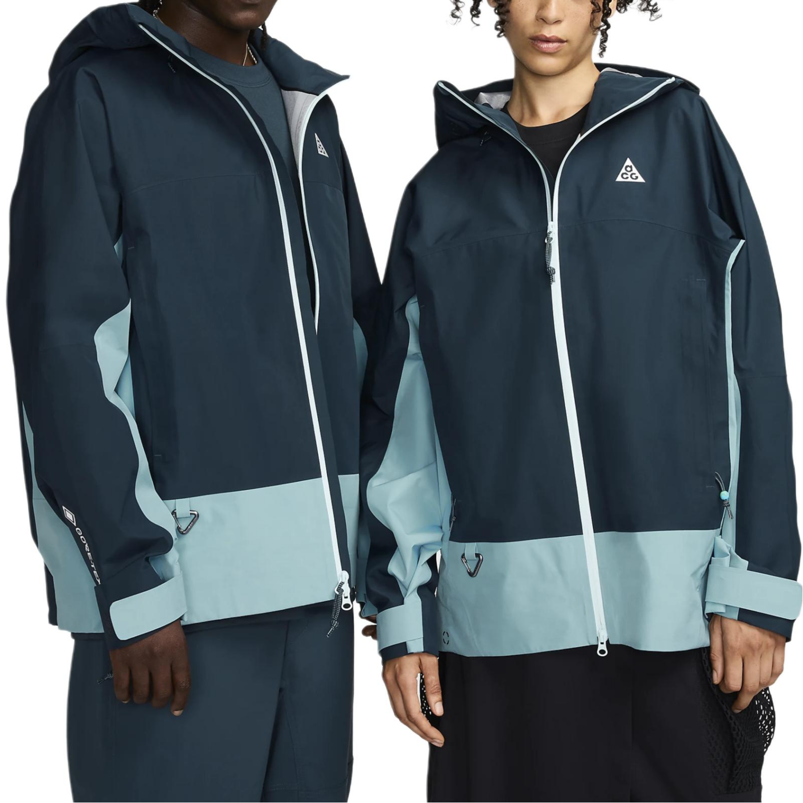 Nike ACG Misery Ridge Windproof Waterproof Hooded Jacket Navy/Denim/Turquoise FV8641-478 圖 2