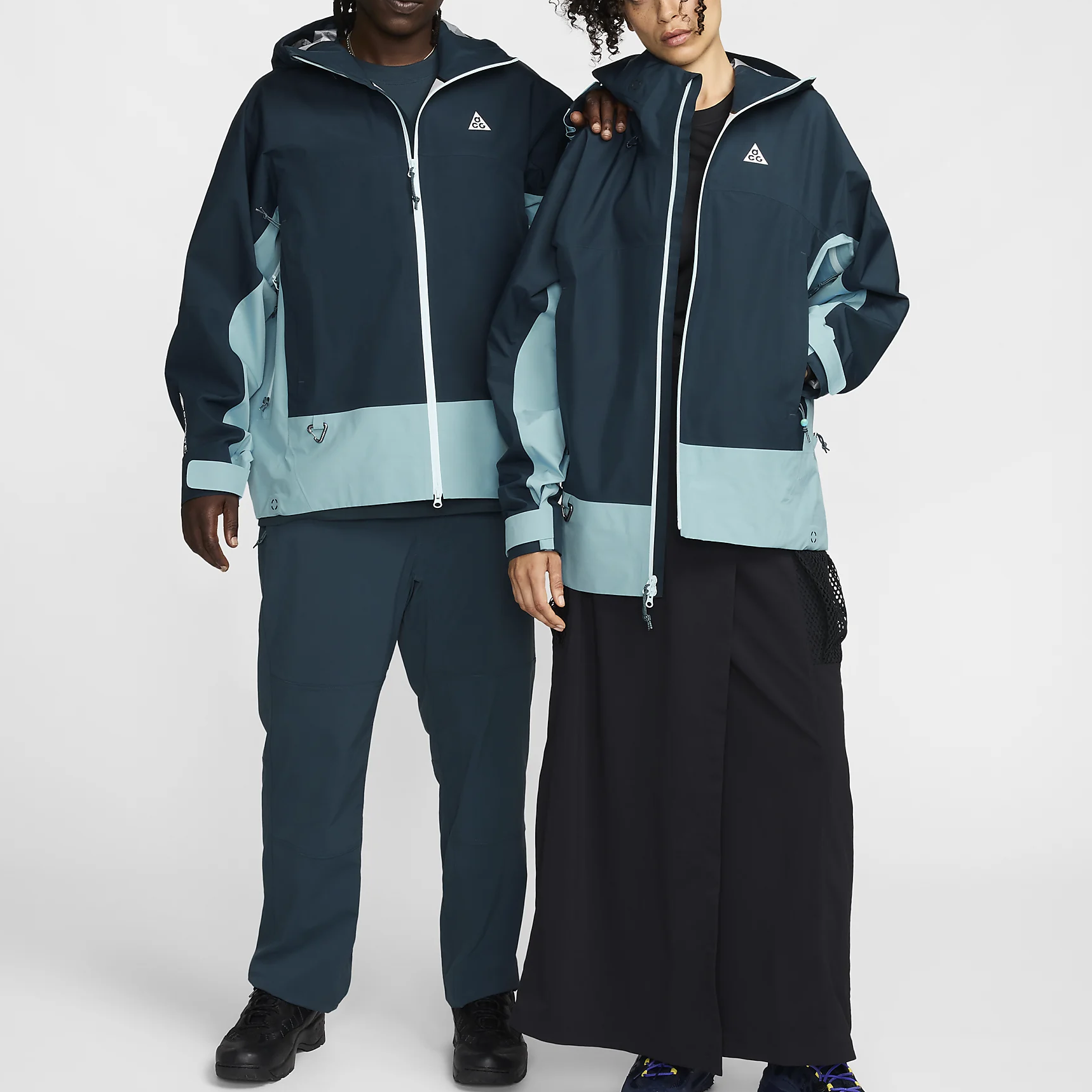Nike ACG Misery Ridge Windproof Waterproof Hooded Jacket Navy/Denim/Turquoise FV8641-478 圖 4