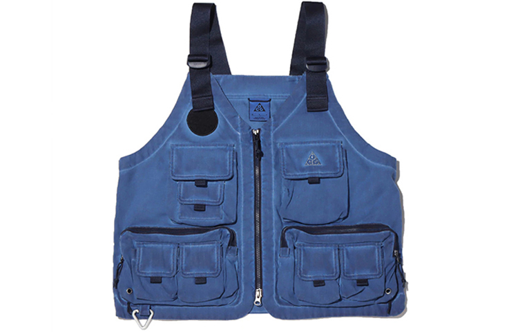 Nike ACG Multi-Pocket Utility Fishing Vest Men’s Denim Blue CZ4001-492