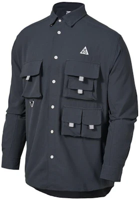 耐克ACG藏蓝多口袋户外休闲工装男士长袖夹克 DN3937-070 Order 耐克ACG藏蓝多口袋户外休闲工装男士长袖夹克 DN3937-070