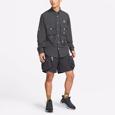 耐克ACG藏蓝多口袋户外休闲工装男士长袖夹克 DN3937-070 Shop 耐克ACG藏蓝多口袋户外休闲工装男士长袖夹克 DN3937-070