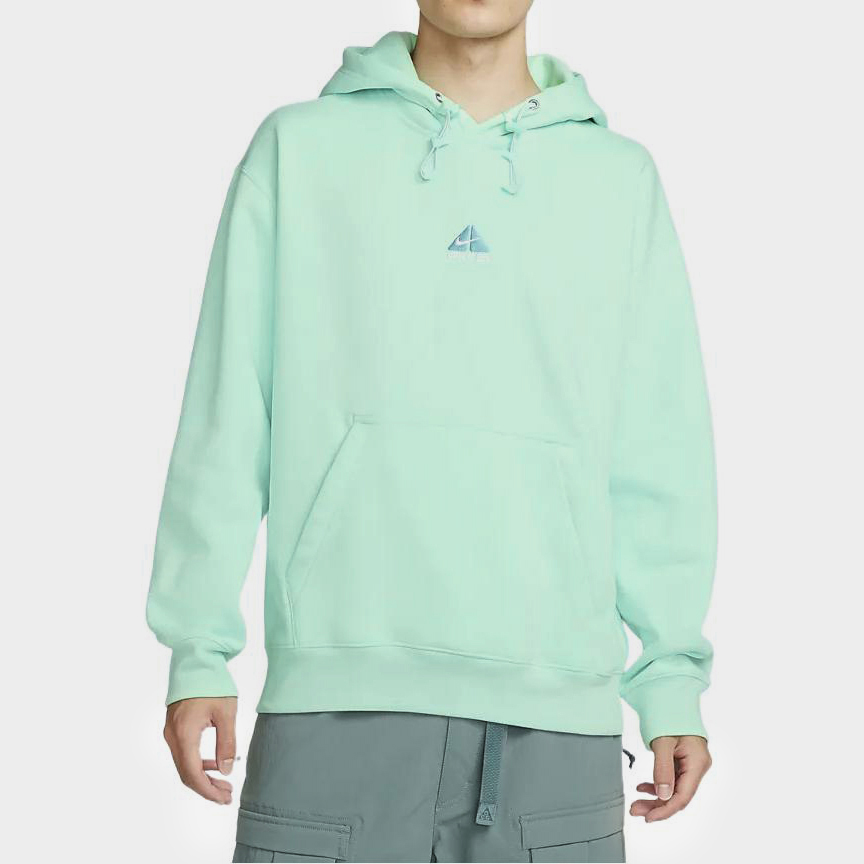 Nike ACG Pastel Mint Hoodie with Solid Color and Embroidered Triangle Logo DH3088-379 圖 5