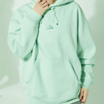 Hoodie Nike ACG Warna Pastel Mint dengan Logo Segitiga Sulaman DH3088-379 Sizing Hoodie Nike ACG Warna Pastel Mint dengan Logo Segitiga Sulaman DH3088-379