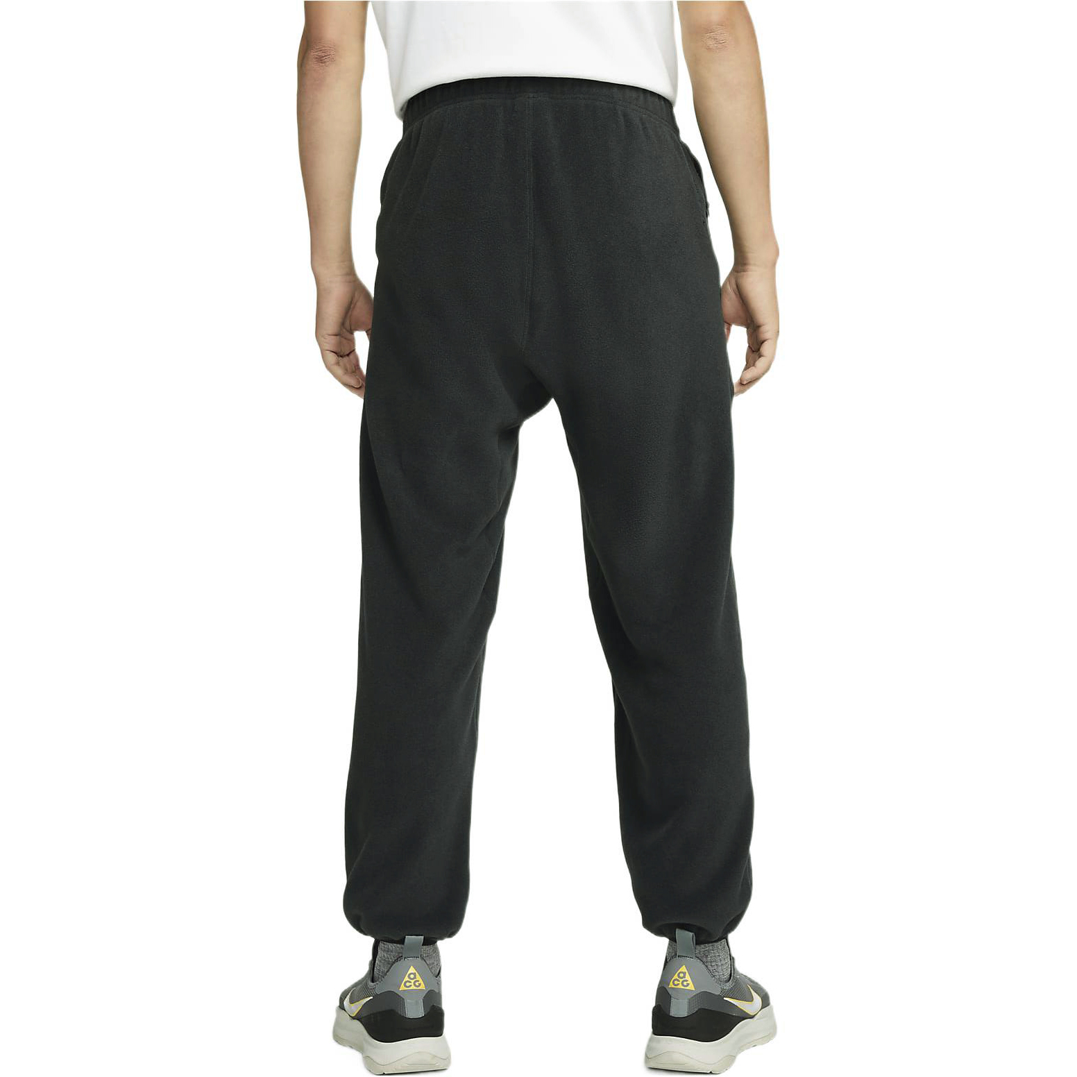 Details for Nike ACG Polartec "Wolf Tree" Celana Fleece Hitam Musim Dingin Fit Santai. CV0659-046