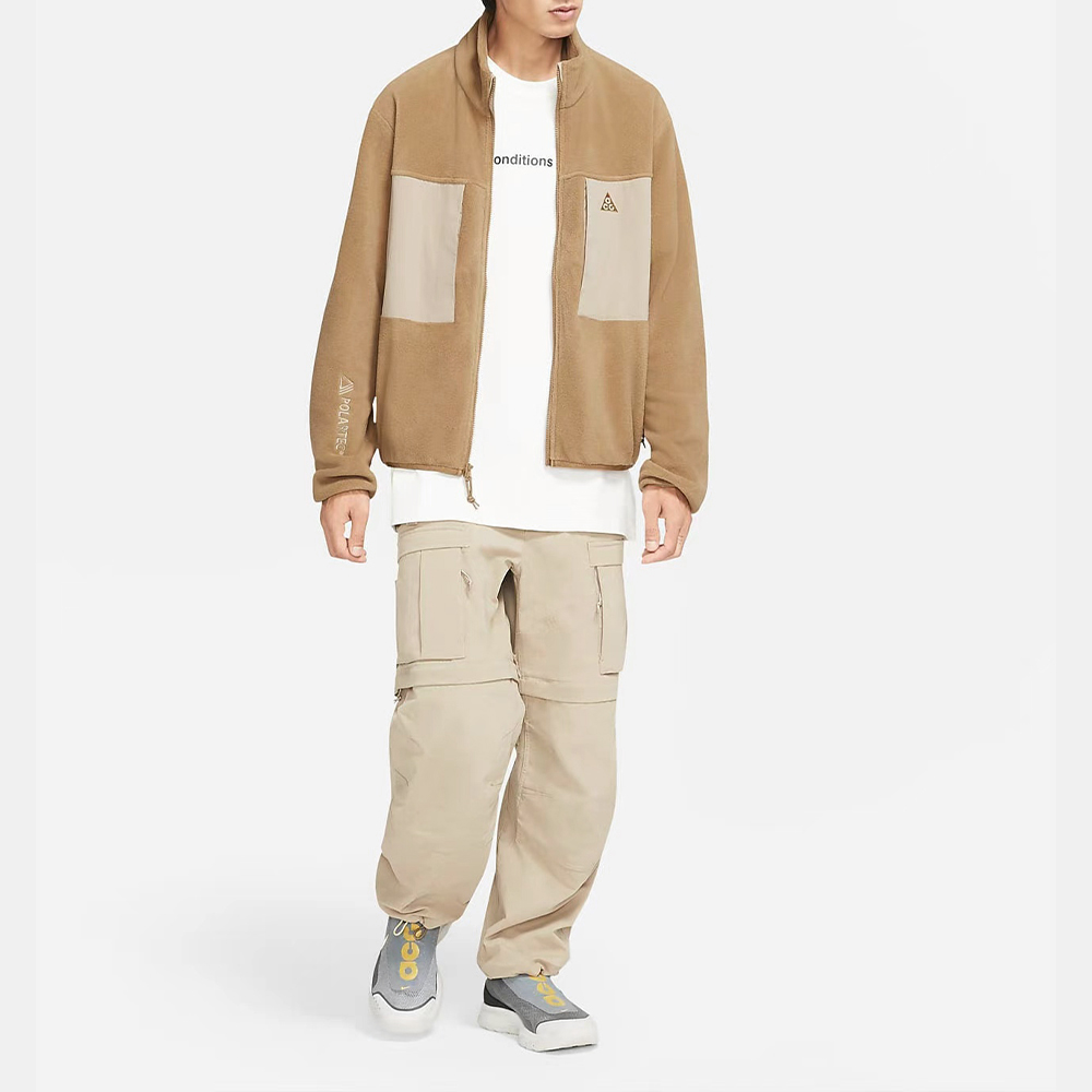 Nike ACG Polartec® Wolf Tree Fleece Jacket Brown Outdoor Zip Coat CV0652-216 圖 4