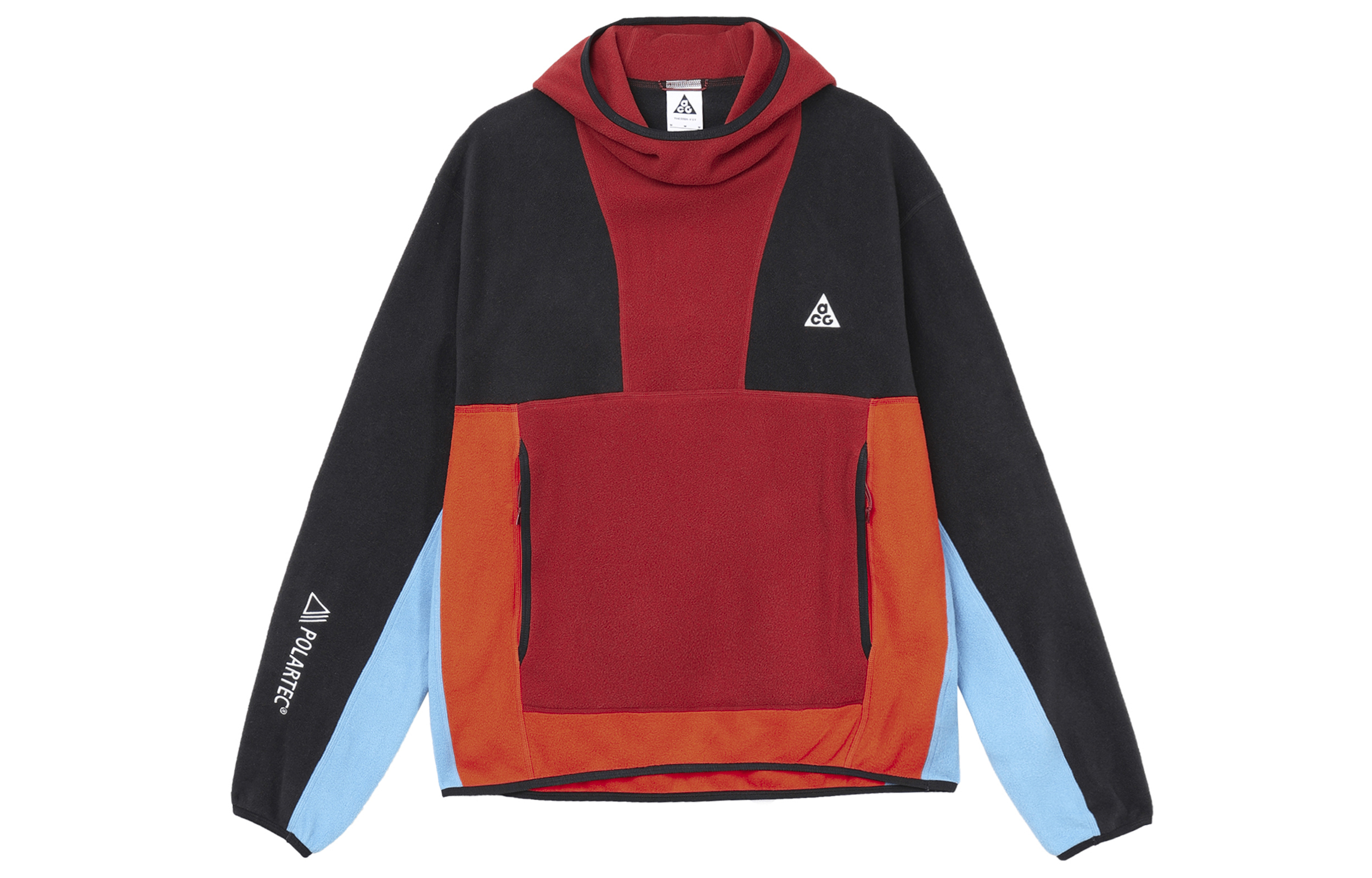 Nike ACG Polartec Wolf Tree Fleece Pullover Hoodie Red Mens CV0643-671 圖 2