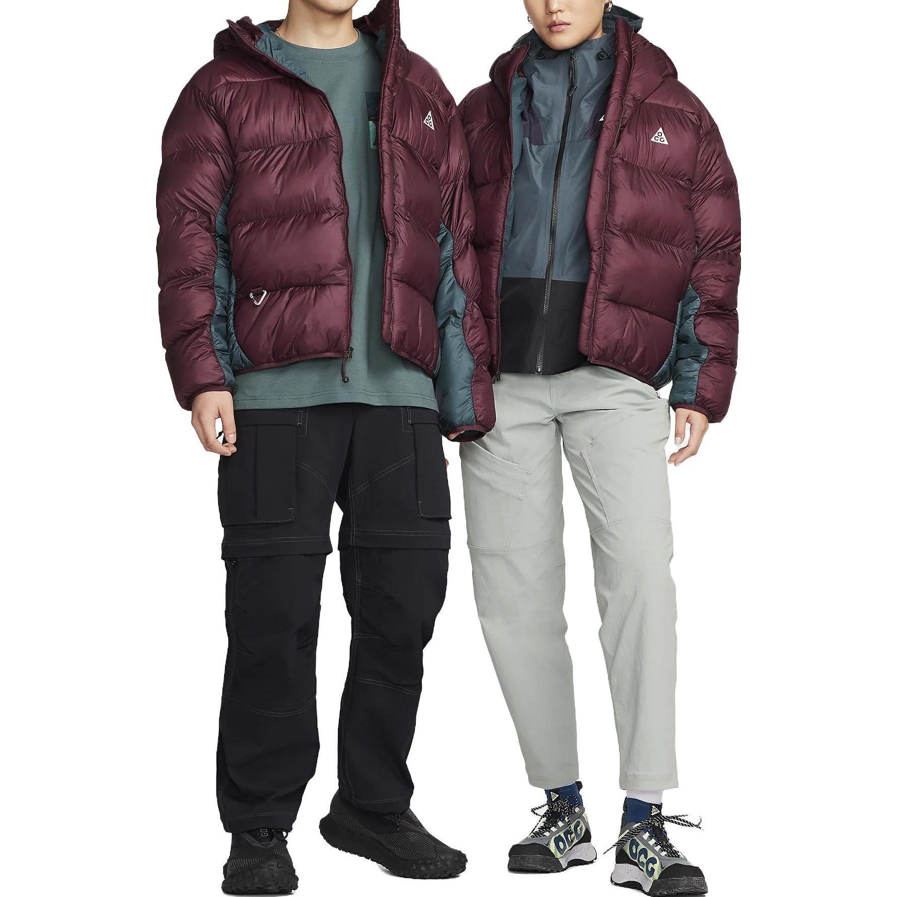 Nike ACG Printed Waterproof Puffer Jacket Hoodie Unisex - Dark Chestnut DH3070-681 圖 3