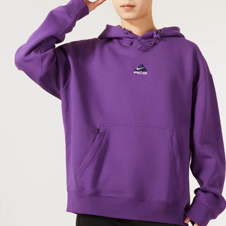 Nike ACG Purple Hoodie Pullover for Training and Casual Wear DH3088-599 圖 4