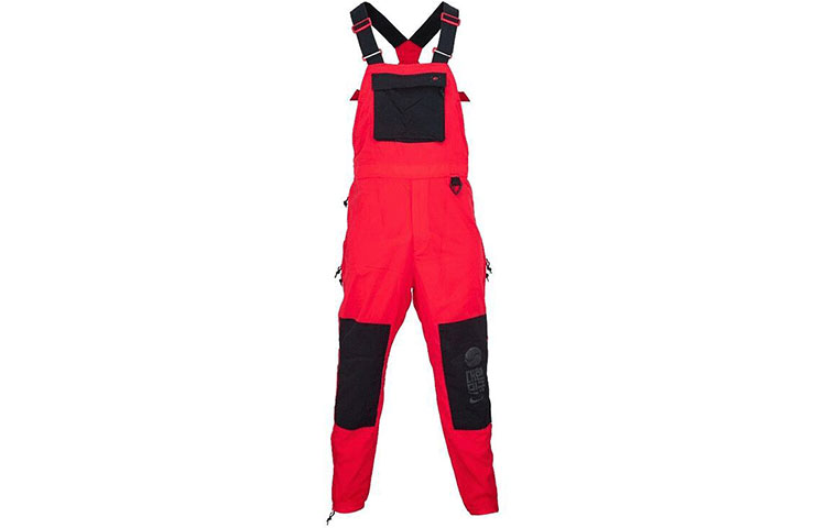 Nike ACG Red Utility Overalls with Multiple Pockets CV0538-670