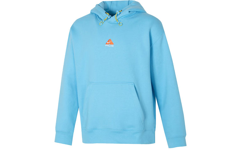 Nike ACG Solid Logo Fleece Outdoor Hoodie Blue DH3088-407 圖 2