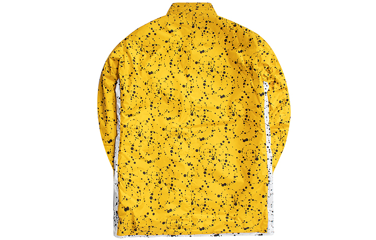 Shop Nike ACG 拼接外套 白色黃色 潑墨款 AQ3531-100