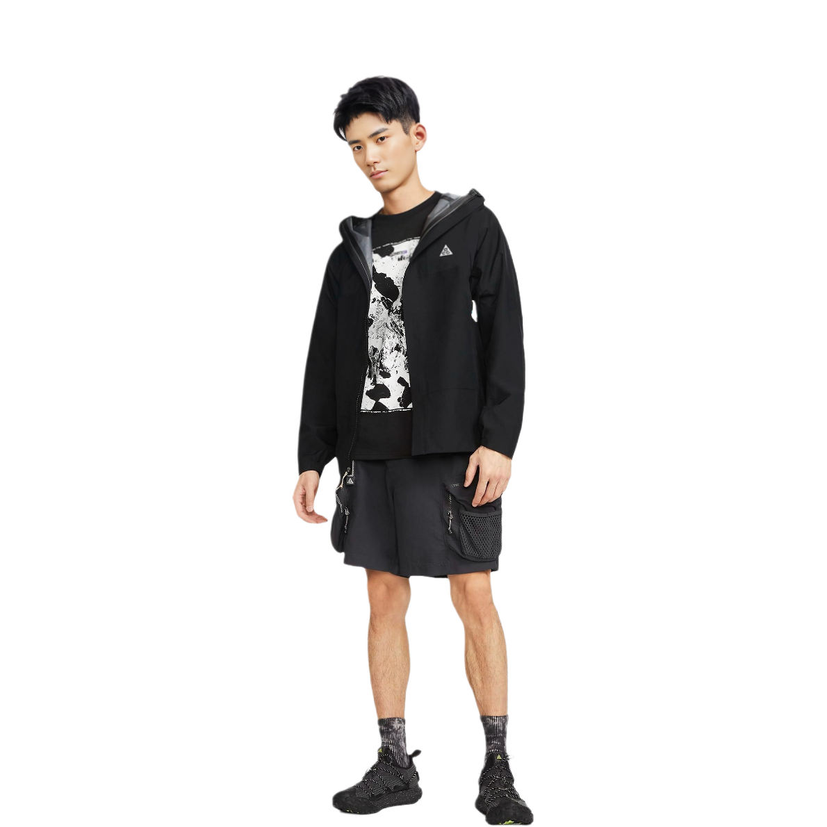 Nike ACG Storm-FIT Black Hooded Jacket  Casual Wear DV9415-010 圖 2