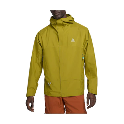 Nike ACG Storm-FIT Solid Color Hooded Casual Jacket Yellow DV9415-390