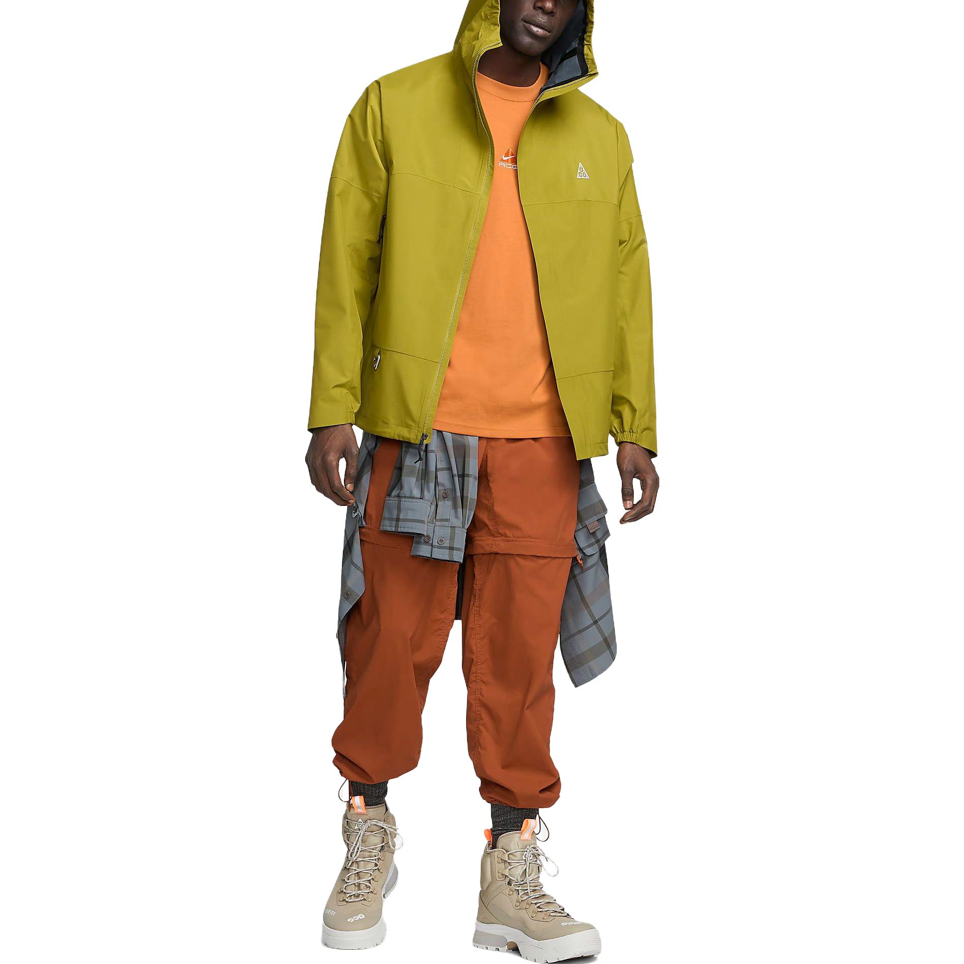 Nike ACG Storm-FIT Solid Color Hooded Casual Jacket Yellow DV9415-390 圖 4
