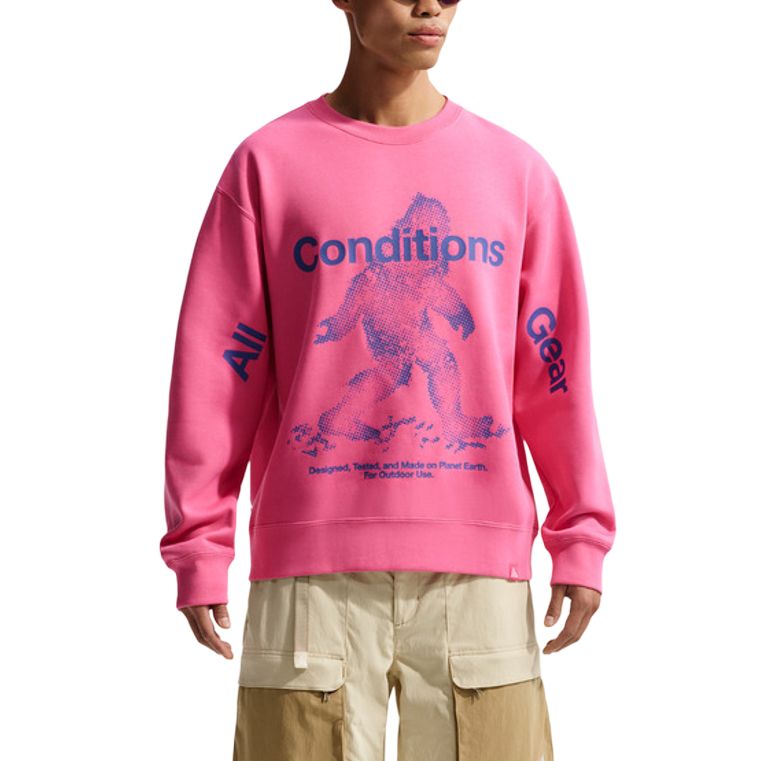Nike ACG TF TUFF Fleece Crewneck Sweatshirt Unisex Long Sleeve Comfort. IF1491-684