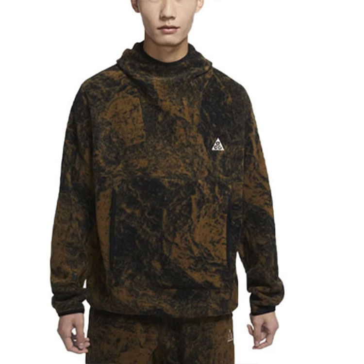 Nike ACG Therma-FIT "Wolf Tree" Fleece Hoodie Brown Men’s Pullover DM4327-242 圖 5