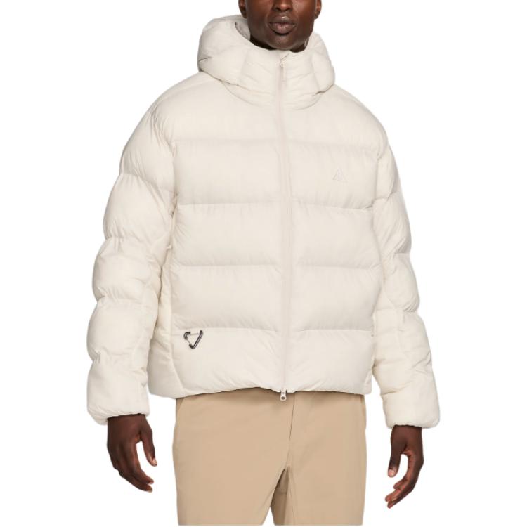 Nike ACG Therma-Fit ADV Lunar Lake PrimaLoft Hooded Puffer Jacket White Mens. FV8909-104