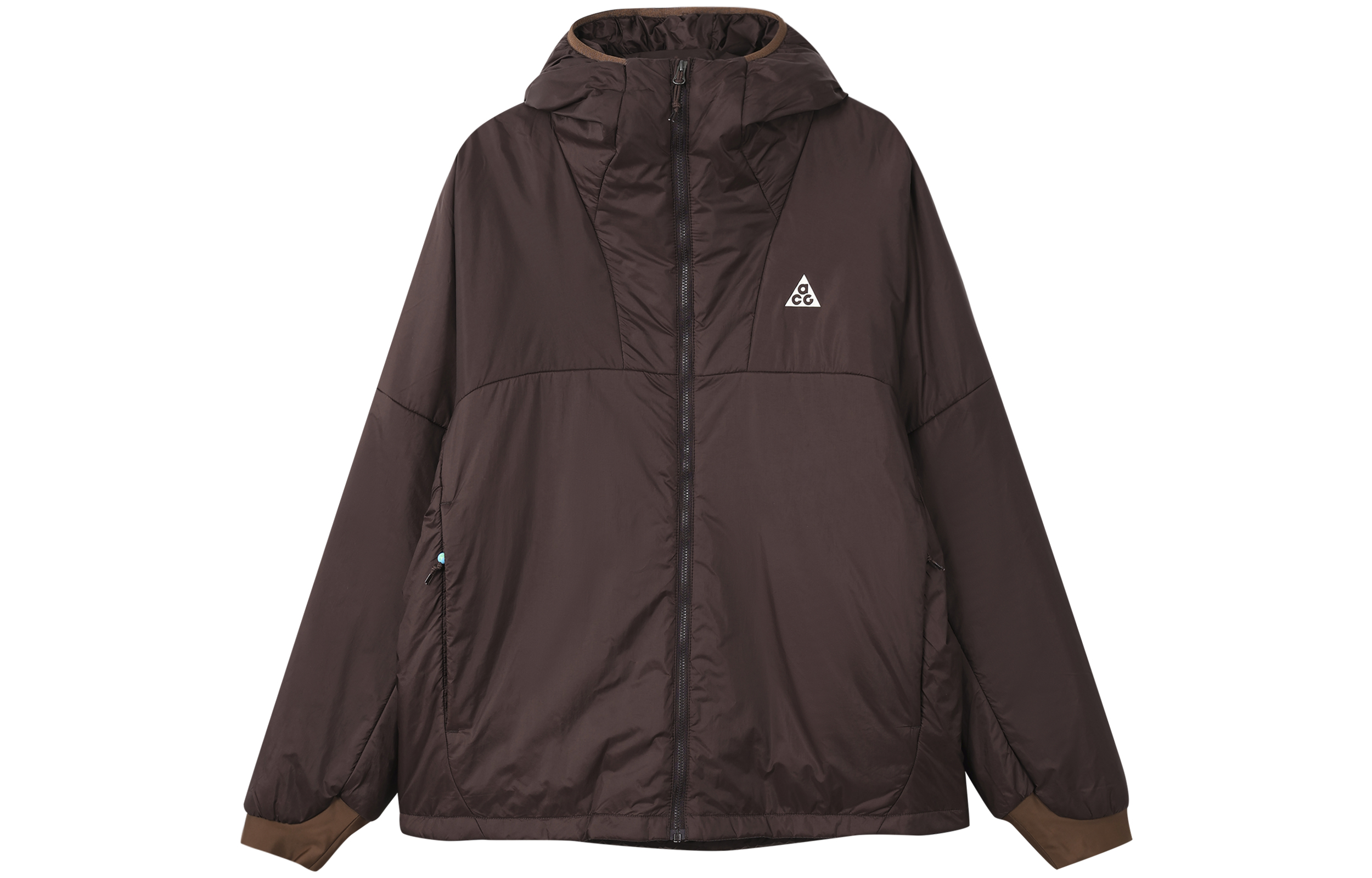 Nike ACG Therma-FIT ADV Rope de Dope Brown  Logo Zip Hoodie Jacket. DV0364-203