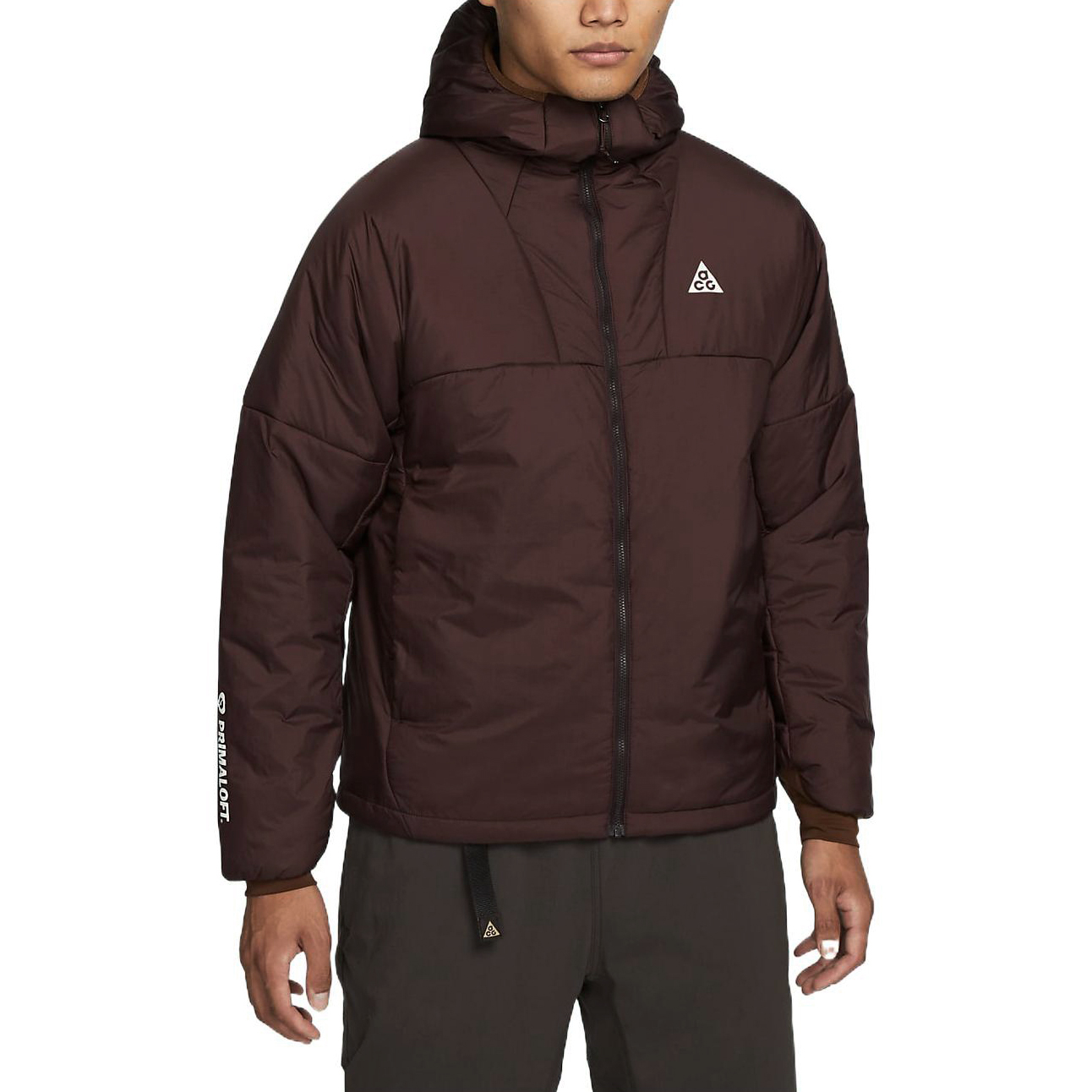 Nike ACG Therma-FIT ADV Rope de Dope Brown  Logo Zip Hoodie Jacket. DV0364-203 圖 5