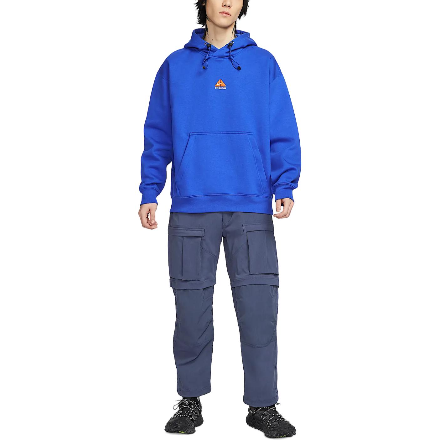 Nike ACG THERMA-FIT Fleece Sweatshirt Game Royal/Safety Orange/Space Blue/White DH3088-480
