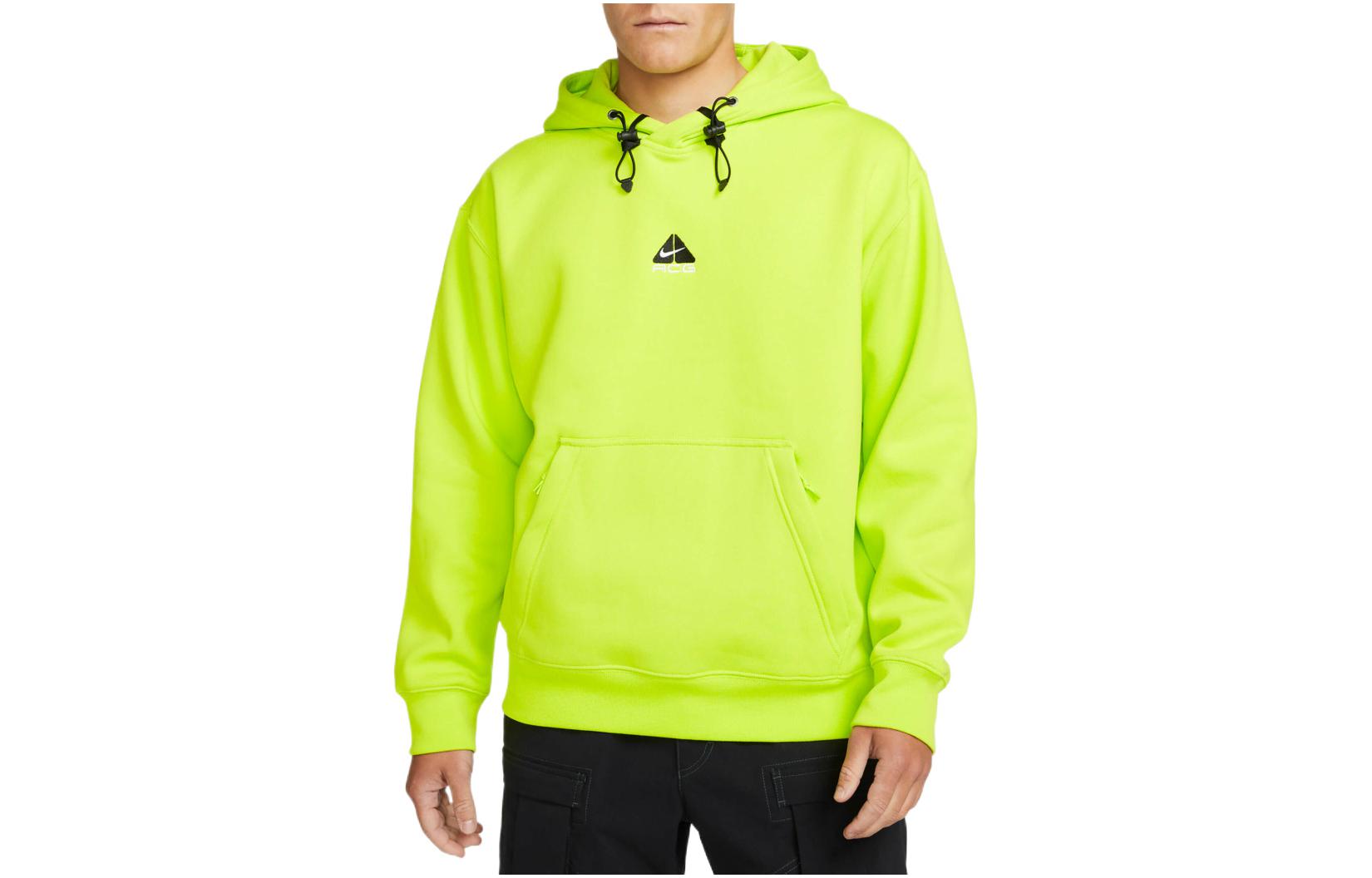 Nike ACG Therma-Fit Logo Embroidered Hoodie Fluorescent Green Unisex DH3087-389 圖 4