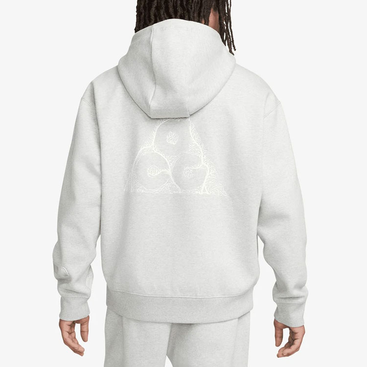 Nike ACG Therma-Fit Logo Zip Hoodie Sweatshirt Gray DM4248-050 圖 5