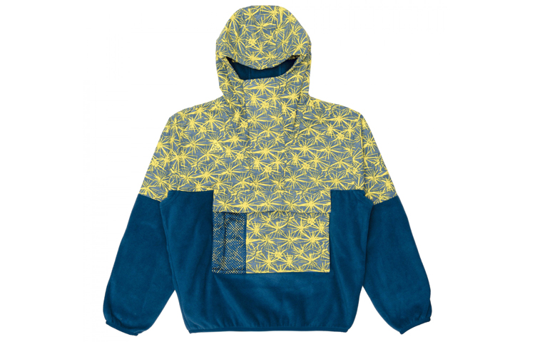 Nike ACG Travel Yellow Fleece Lined Colorblock Pullover Hoodie Winter Edition CK3107-432