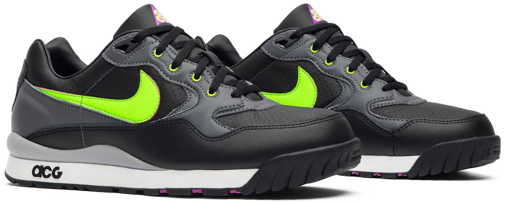 Nike ACG Wildwood 'Hitam Hijau Elektrik' AO3116-002 Cheap Nike ACG Wildwood 'Hitam Hijau Elektrik' AO3116-002