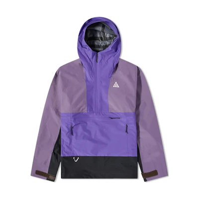 Nike ACG Windproof Waterproof Hooded Jacket Purple with Logo Design DN3909-579