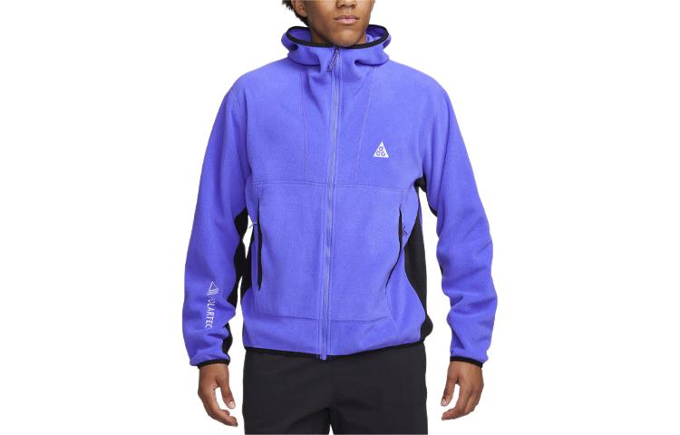 Nike ACG Wolf Tree Polartec® Logo Embroidered Colorblock Hoodie Jacket Persian Violet FB8082-510 圖 2