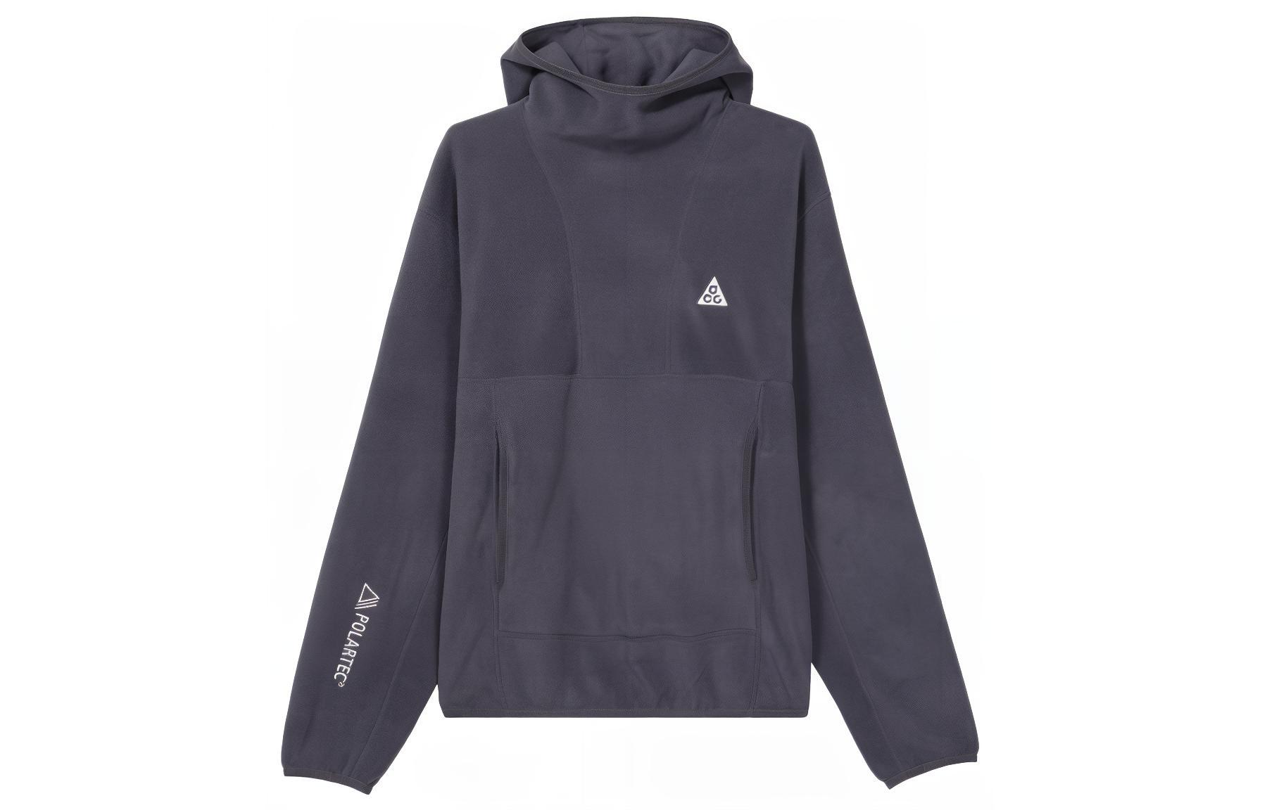 Nike ACG Wolf Tree Solid Hoodie Long-Sleeve Sweatshirt Dark Grey FN0371-060