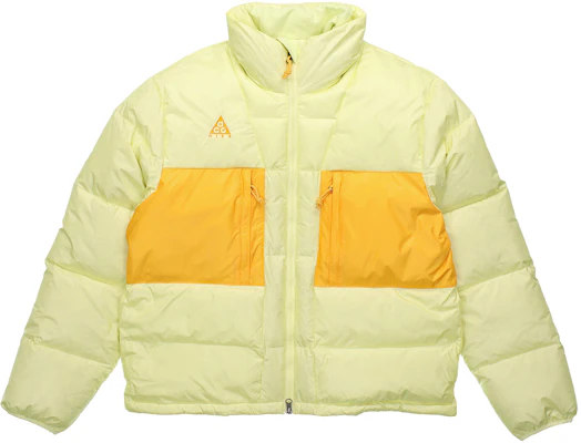 Nike ACG Yellow Puffer Jacket with Color Block Design CD7661-335 Buy Nike ACG Yellow Puffer Jacket with Color Block Design CD7661-335