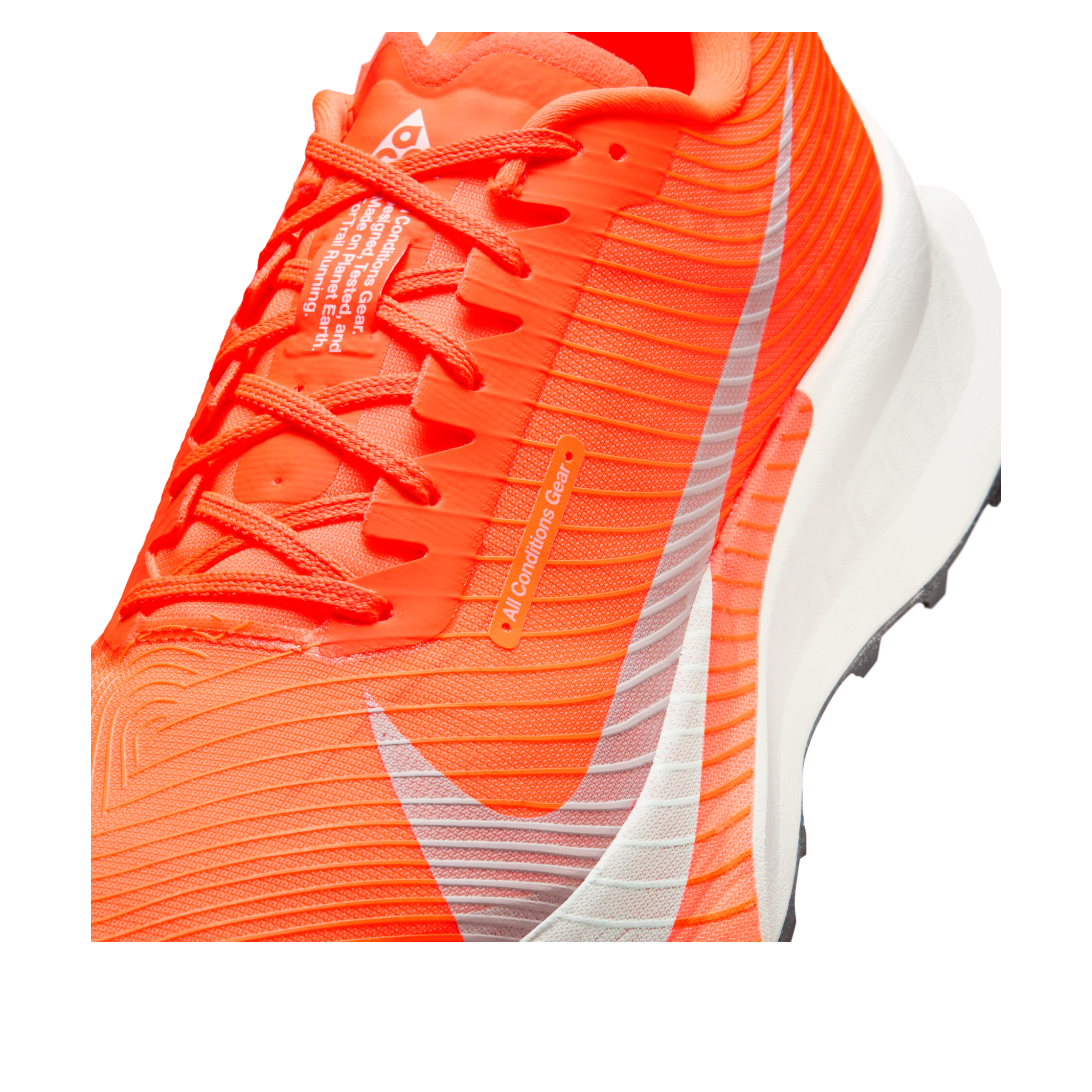 Sizing Nike ACG ZoomX Ultrafly Trail ''Hyper Crimson Total Orange'' en español. HF5668-801