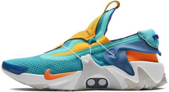 Nike Adapt Huarache Hyper 防滑耐磨輕便 低筒 跑步鞋 男款 黃藍 Buy Nike Adapt Huarache Hyper 防滑耐磨輕便 低筒 跑步鞋 男款 黃藍