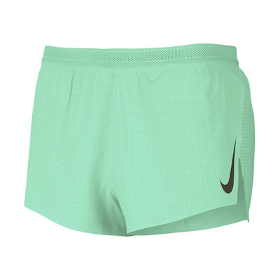 Nike Aeroswift 2" Green Breathable Running Shorts. CJ7838-342