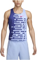 Nike AEROSWIFT 藍色馬拉松跑步背心附標誌打印 DV7715-455 Order Nike AEROSWIFT 藍色馬拉松跑步背心附標誌打印 DV7715-455